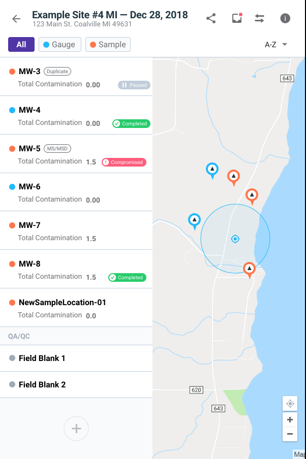 SampleENV Environmental Field App